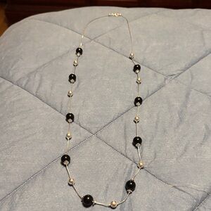 Paparazzi Black and Silver Bead Necklace